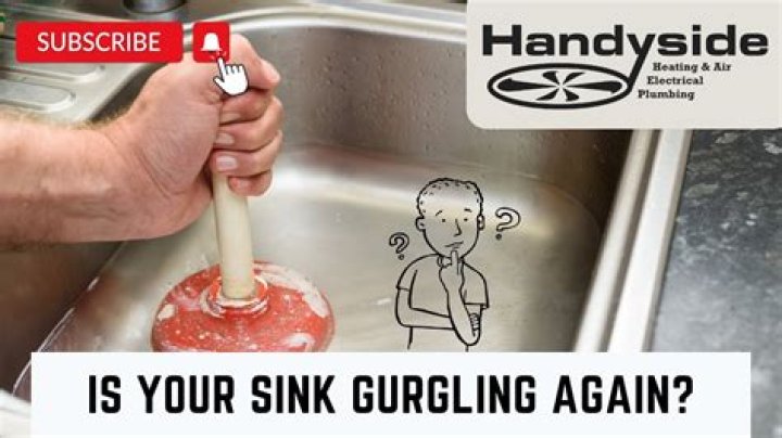 Quick Answer: What Causes Gurgling In Kitchen Sink??